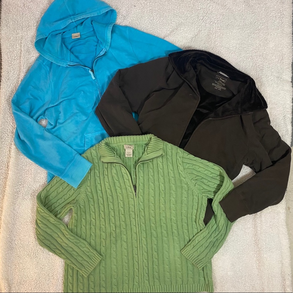 LL Bean 3 jacket bundle